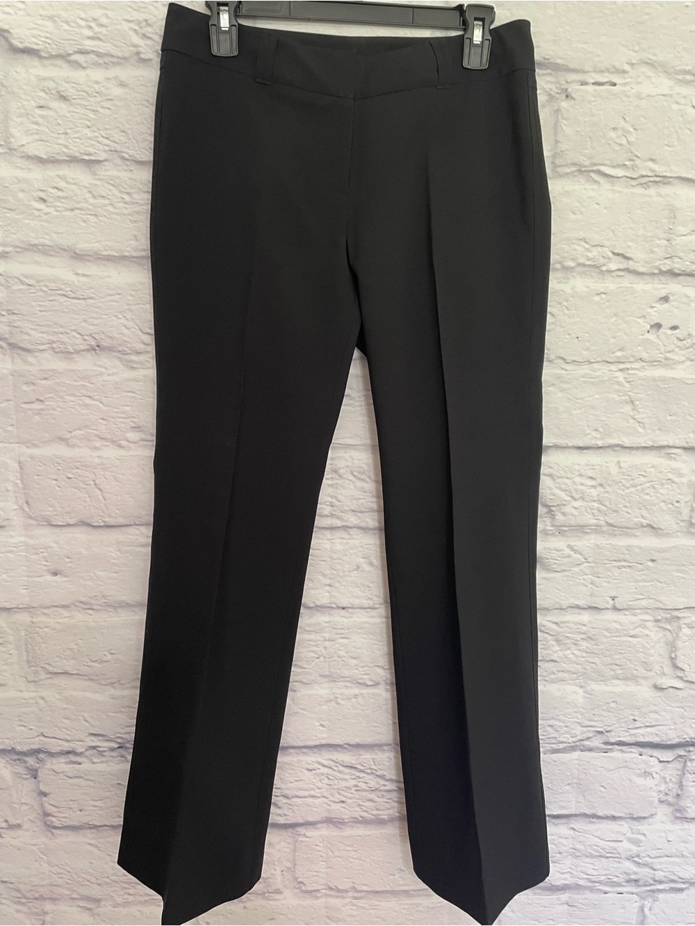 New York & Company Black Slim Straight Dress Pants